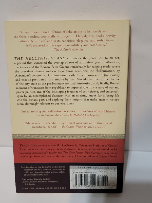 Modern Library Chronicles Ser.: The Hellenistic Age by Peter Green (2007) gallery