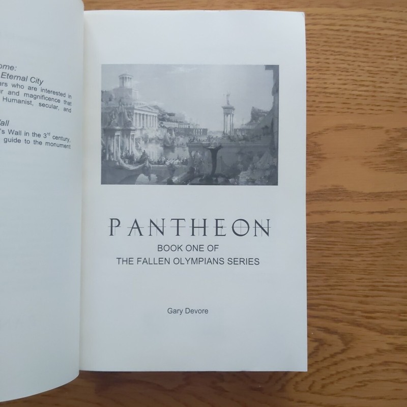 Pantheon: Book One of the Fallen Olympians by Gary Devore Paperback 2011 gallery