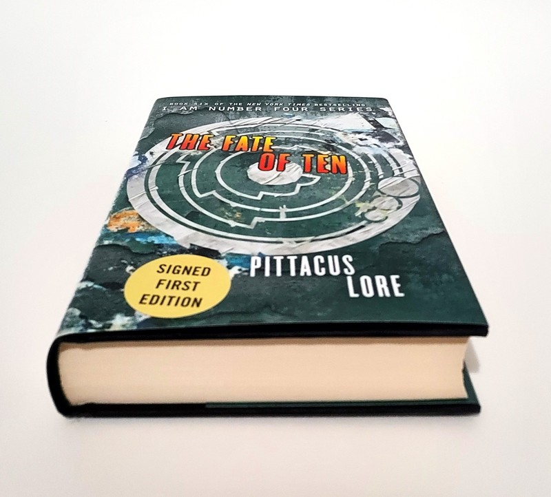 The Fate of Ten Pittacus Lore Signed First Edition HC Book Lorien Legacies 6 gallery