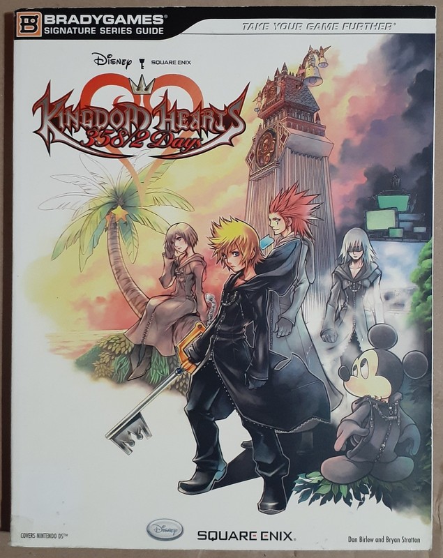 Kingdom Of Hearts 358/2 Days Bradygames Official Strategy Guide DS W/Poster
