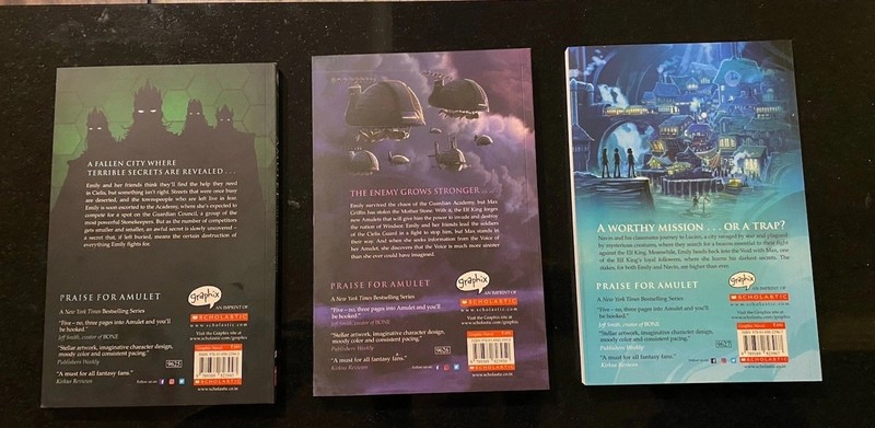 Amulet Books Volumes 1-9 Box Set by Kazu Kibuishi Complete Series Scholastic gallery