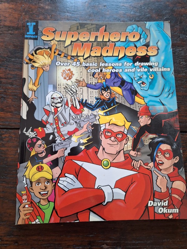 Lot of 2 Superhero Madness Paperback David Okum & Comics Crash Course IMPACT gallery