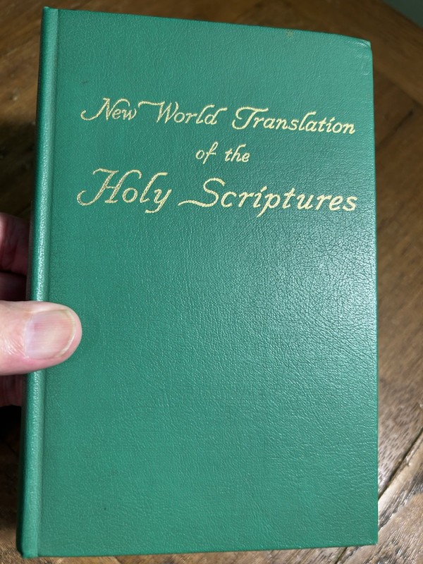 New World Translation of the Holy Scriptures Bible green HC ©1961 1st Edition