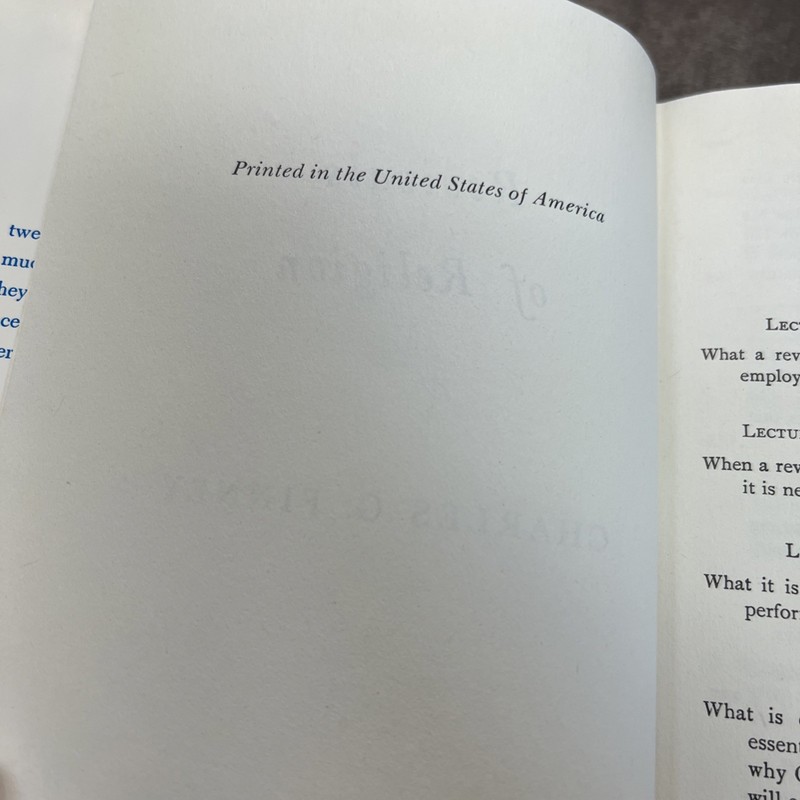 Revival Lectures by Charles G Finney | HC DJ gallery