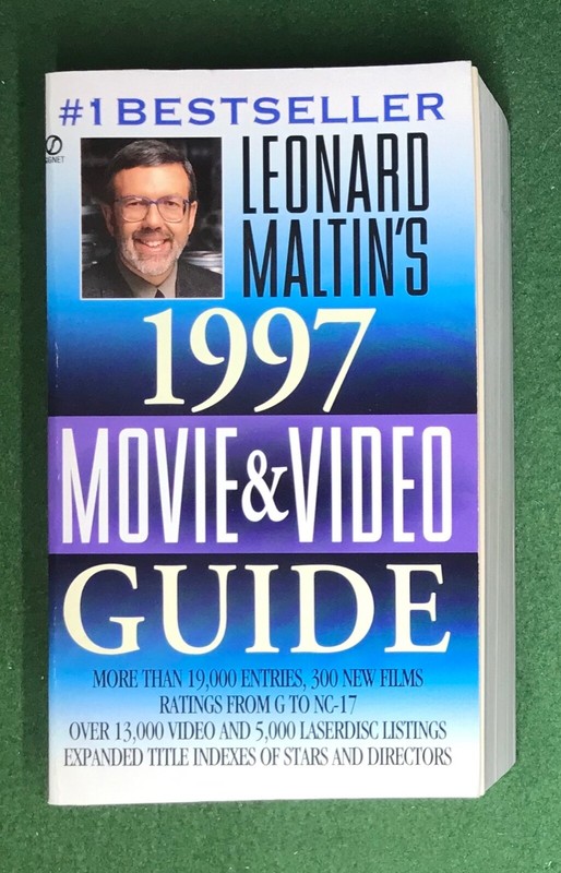 Leonard Maltin’s 1997 Movie Guide Signet video entertainment reference book