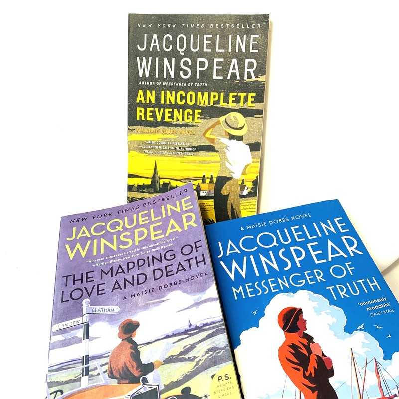 Jacqueline Winspear Maisie Dobbs Series Lot: Bk 4, 5 & 7 (in reading order)