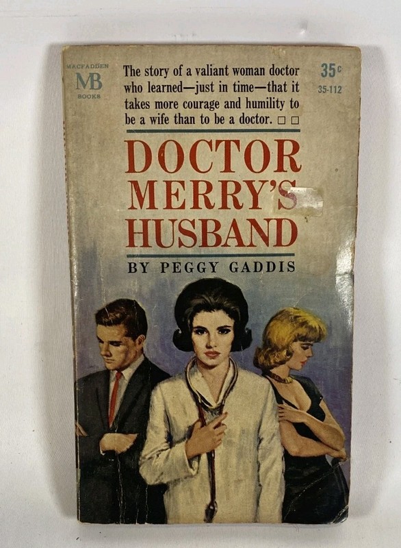 Vintage 1964 Merry’s Husband Paperback Peggy Gaddis Romance