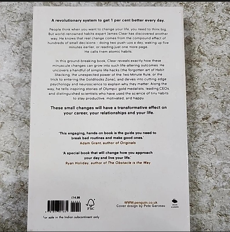 Atomic Habits BY James Clear – Proven Habit-Building Guide, Bestselling Book gallery