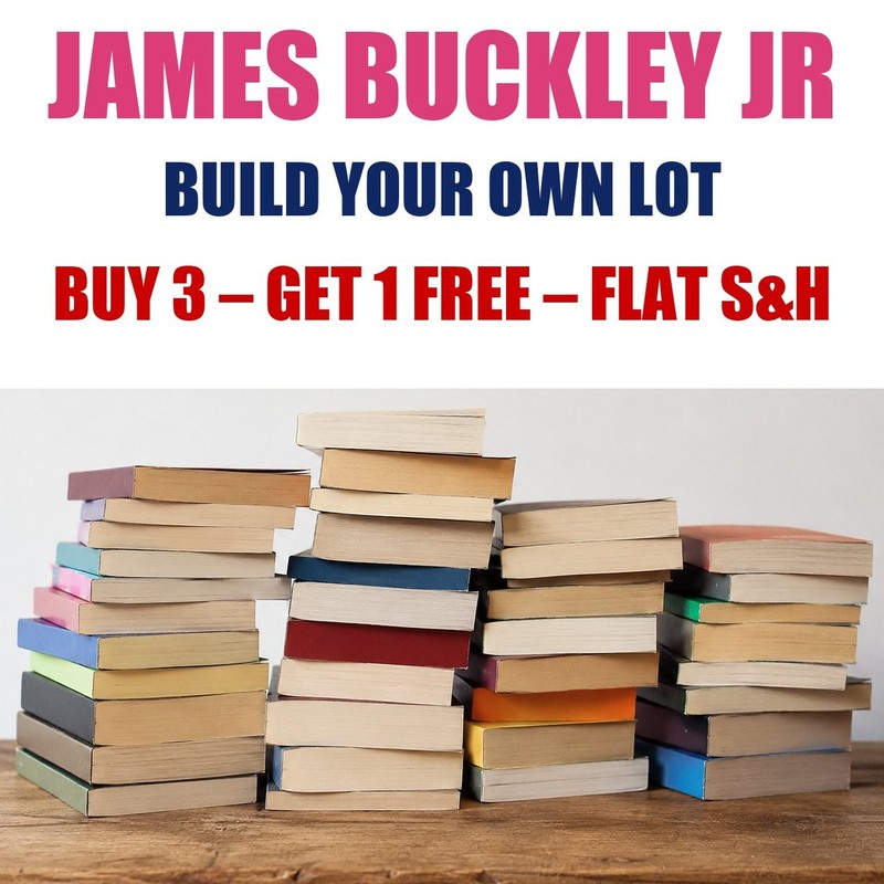 James Buckley Jr Paperback Books – Build Your Own Book Lot – Flat Shipping