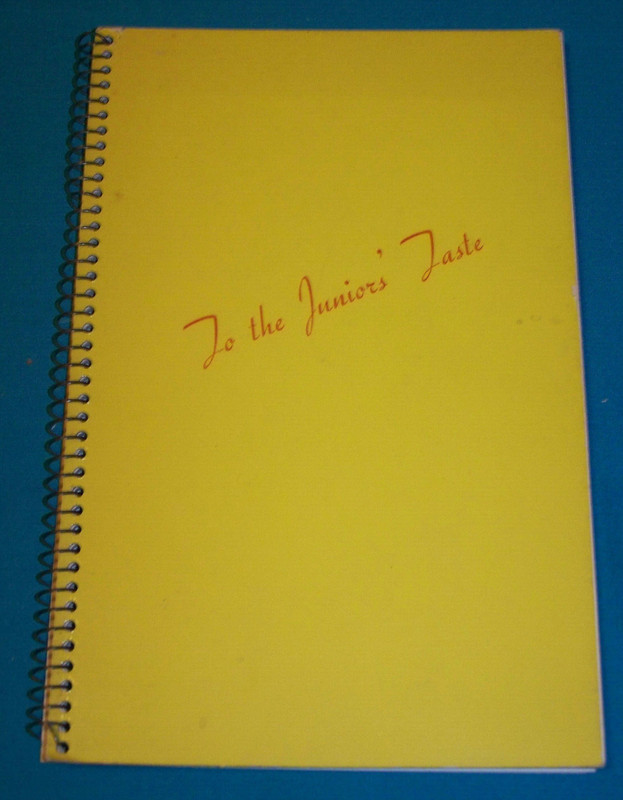 1952 Woman’s Club of White Plains New York Cook Book First Print NY
