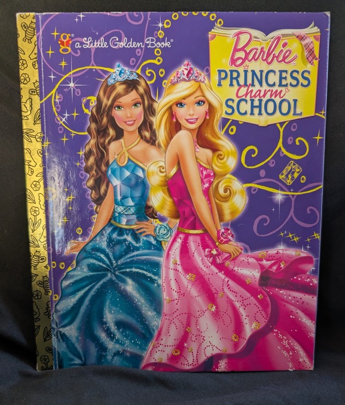 Little Golden Book Series Princess Charm School (Barbie) by Mary Tillworth