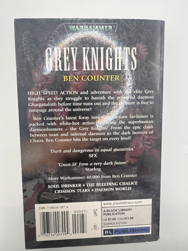 Warhammer 40k Grey Knights Book – Ben Counter | Black Library GrimDark gallery
