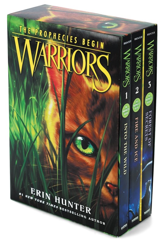 Warriors Box Set: Volumes 1 to 3: Into the Wild, Fire and Ice, Forest of Sec…