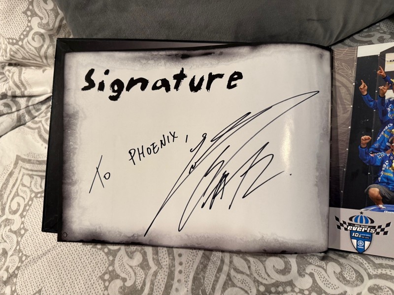 Stefun Stefan Everts Book My Last Fight Motorcross Yamaha Autograph MEGA RARE VG gallery