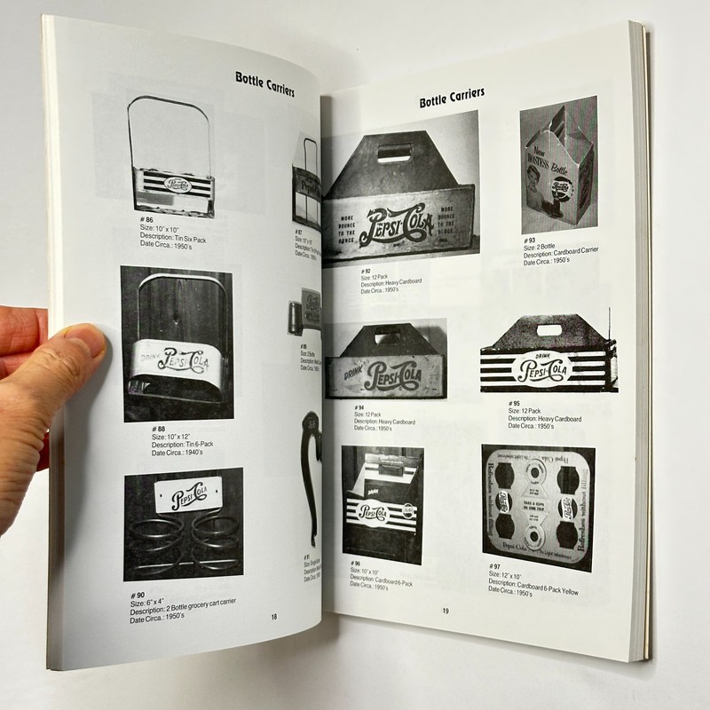Memorabilia Guide "Pepsi-Cola Collectibles, Vol 1-3" Vehling & Hunt (1990-94) gallery