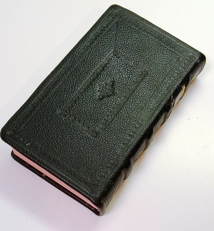 ANTIQUE CATHOLIC LATIN ENGLISH MISSAL; FINE BINDING; TLM BRIGHT GILT; CA.. 1962 gallery