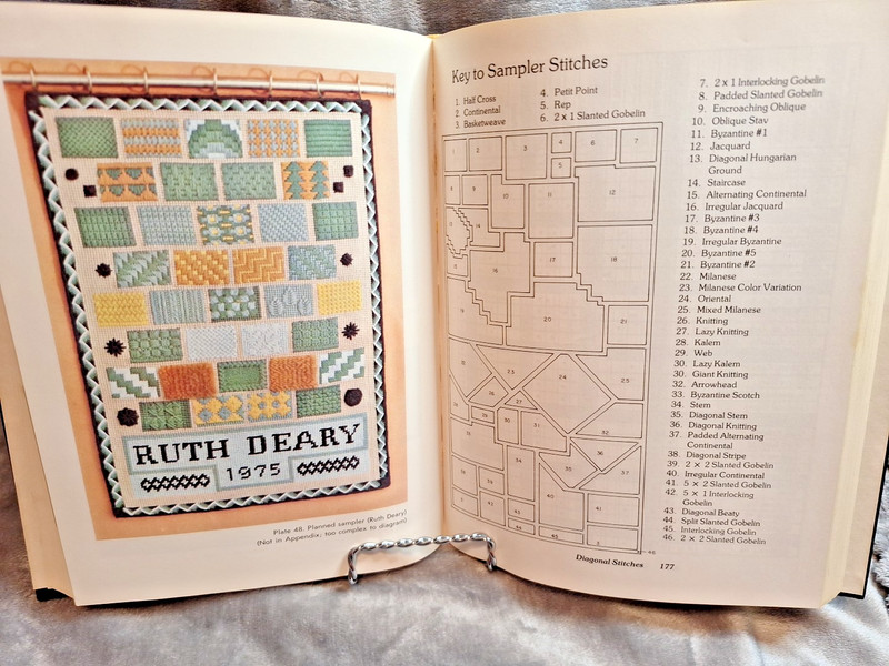 The Needlepoint Book 303 Stitches w/ Patterns & Projects by Jo Ippolito Christen gallery