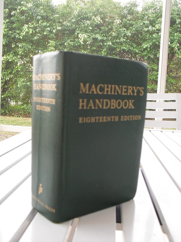 MACHINERY’S HANDBOOK BY ERIK OBERG 1970