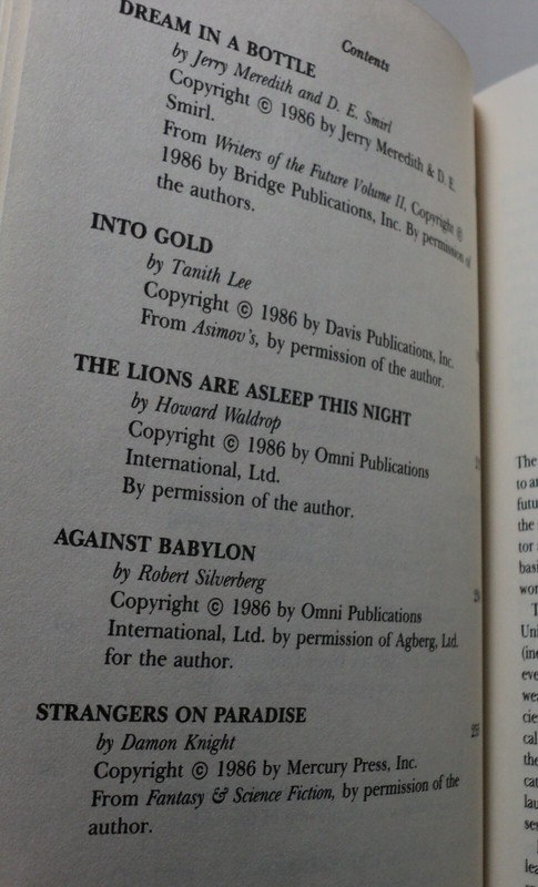The 1987 Annual World's Best SF edited by Donald A Wollheim - Book Club edition gallery
