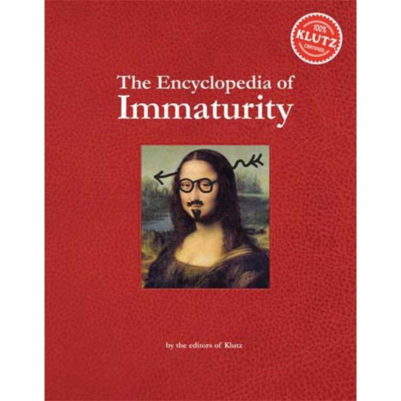 The Encyclopedia of Immaturity – Editors of Klutz – Good – See condition not…