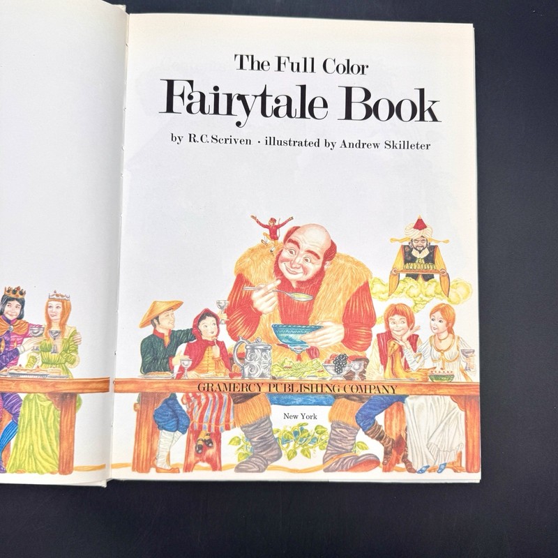 The Full Color Fairytale Book by R.C. Scriven 1974 Illustrated Hardcover VTG gallery