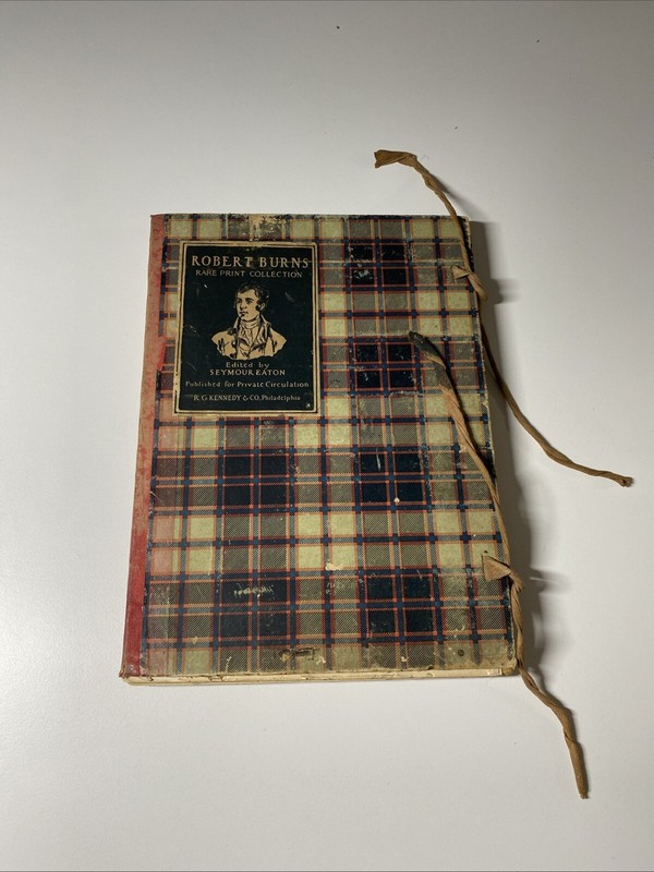 Robert Burns Rare Print Collection Connoisseur Edition #475 1900 Hardcover