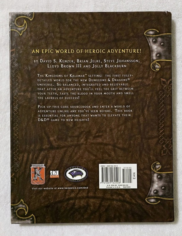Kingdoms of Kalamar NO MAP Campaign Setting Sourcebook Dungeons & Dragons NO MAP gallery