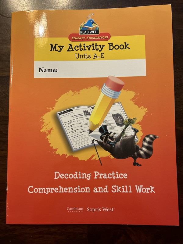 Read Well Fluency Foundations My Activity Book Units A-E Decoding Practice