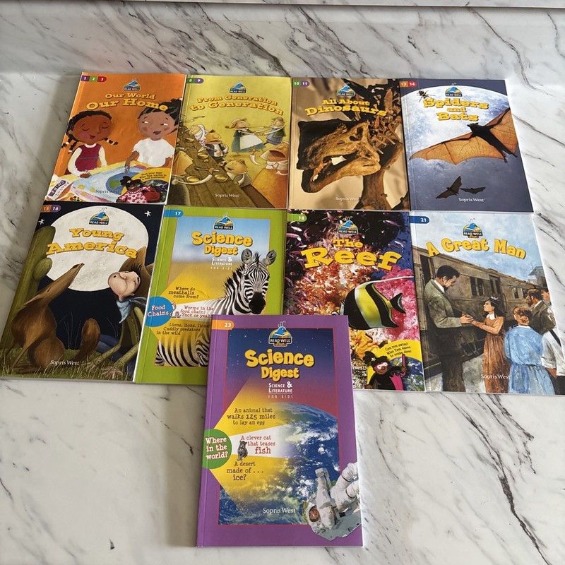 9 Book multiple Stories Read Well level 2 Books