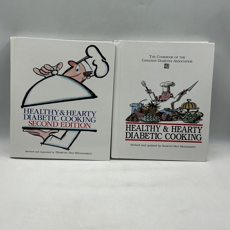 Vintage Healthy & Hearty Diabetic Cooking 2nd Ed Diabetes HC White 2003 USA
