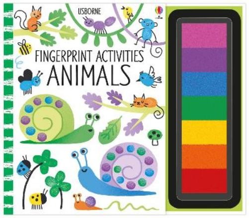 Fiona Watt Fingerprint Activities Animals (Spiral Bound) Fingerprint Activities