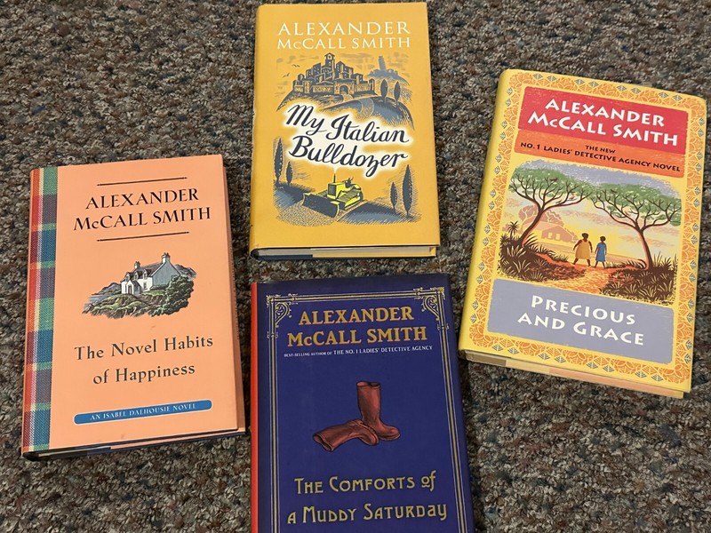 ALEXANDER McCALL SMITH lot of 4 Hardback inc Isabel Dalhousie & Precious & Grace