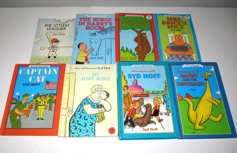 Lot of 12 Syd Hoff children’s books in 8 volumes TPB/HB Danny & the Dinosaur…