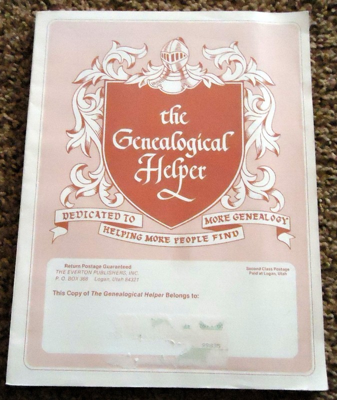 The Genealogical Helper Nov-Dec 1979, The Everton Publishers, 140 pages