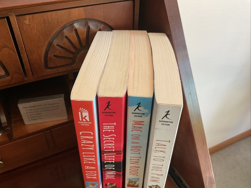 Lot of 4 Melinda Metz All 3 MacGyver Series + 1 Fox Crossing, Maine Trade PB EUC gallery
