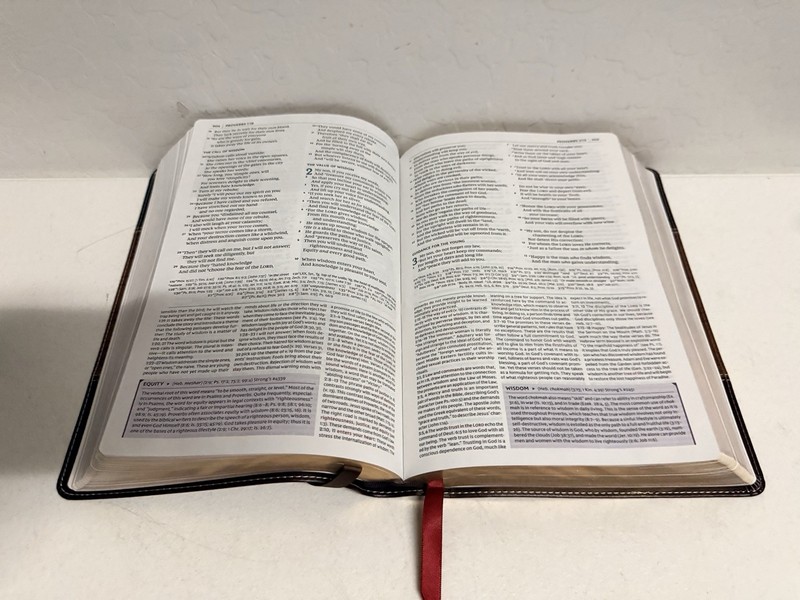 NKJV Study Bible, Leathersoft, Brown, Full-Color Edition, New King James Version gallery
