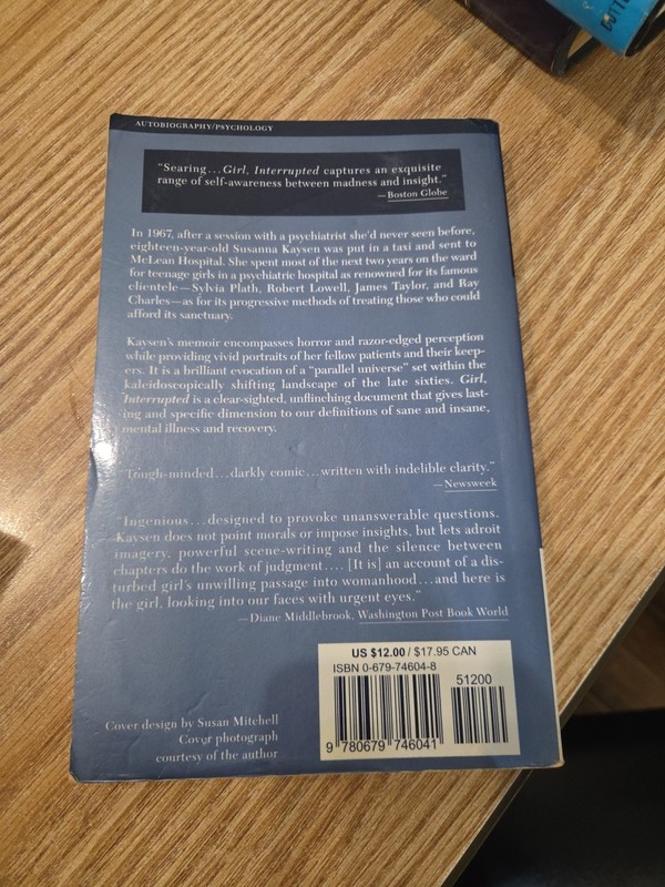 Girl Interrupted By Susanna Kaysen Soft Cover gallery