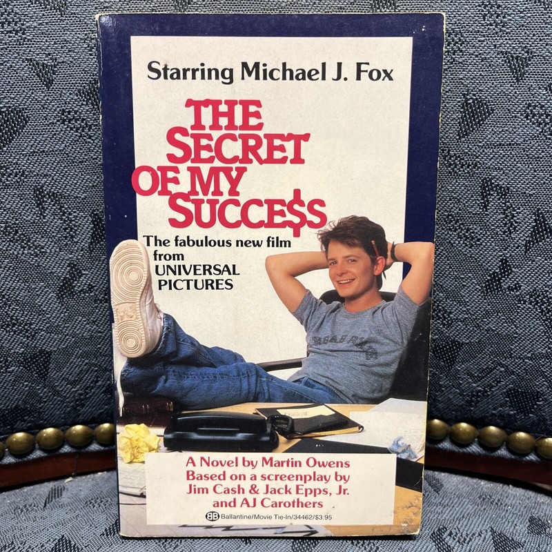 SECRET OF MY SUCCESS By Martin Owens Movie Tie In Michael J Fox