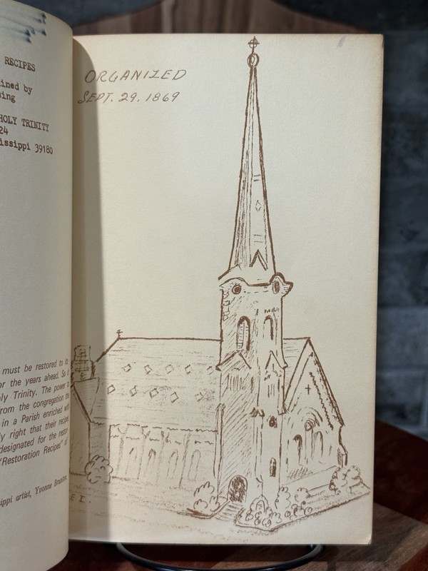 Restoration Recipes COOKBOOK Church Of Holt Trinity Vicksburg, MS gallery