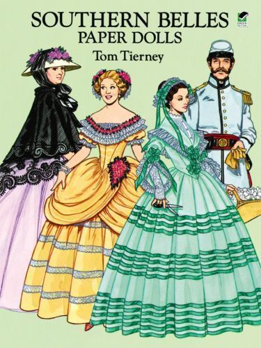 Tom Tierney SOUTHERN BELLES Paper Dolls 1993 UNCUT EUC Scarlett Gone With Wind