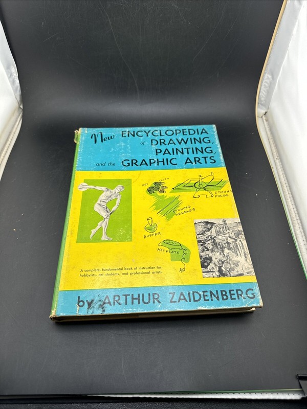 New Encyclopedia Of Drawing, Painting and the Graphic Arts Book Vintage 1961