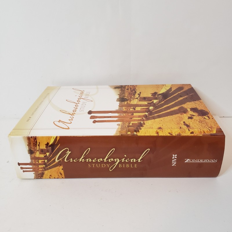 Zondervan Archaelogical Study Bible NIV Hardcover Book W/Software Disc 2005 gallery