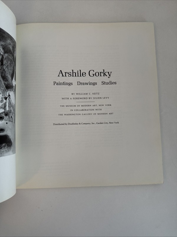 Arshile Gorky The Museum of Modern Art New York 1962 Art Exhibit Catalogue gallery