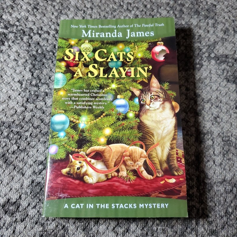 Six Cats A Slayin’ Miranda James 2019 Paperback Cozy Christmas Mystery
