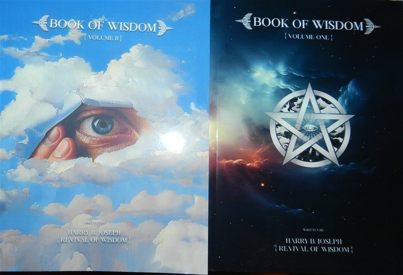 Book of Wisdom Volumes 1 & 2 Harry B. Joseph 2-Book Spiritual Set! Rare!