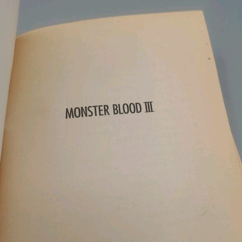 1st printing Goosebumps #29 Monster Blood III 3 ~ R.L. Stine gallery