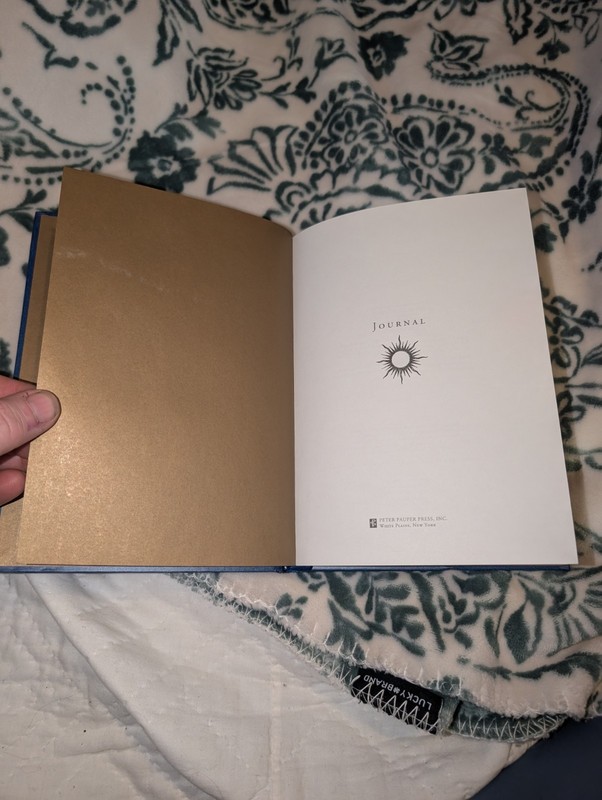 Celestial Journal Peter Pauper Press Diary Notebook Hardcover Acid free Ribbon gallery