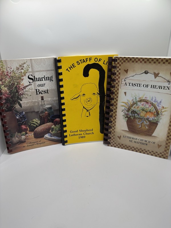 Vintage Wisconsin Cookbooks St Joseph’s Hospital St Matthew Good Shepherd
