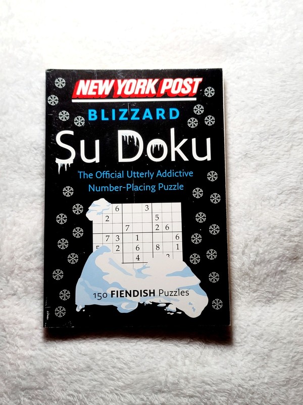 New York Post Blizzard Su Doku (Fiendish) by HarperCollins Publishers Ltd….
