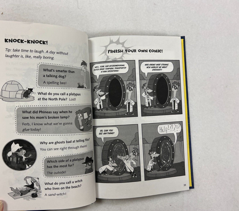 Disney's Phineas &Ferb books ~ Guide to Life, Freeze Frame, Mars, Bonanza gallery